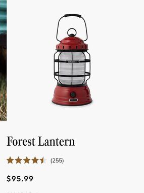 2 barebones lanterns LED light • 4-80+ hours run time, depending on setting •
